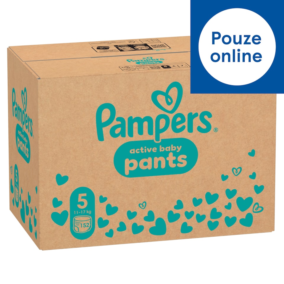 image 1 of Pampers Active Baby Pants Size 5, 152 Nappies, 11kg-17kg