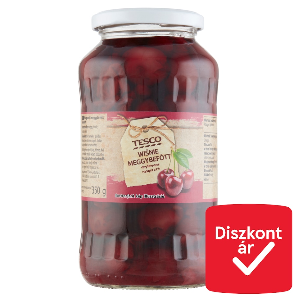 Tesco Tinned Sour Cherry without Seeds 680 g
