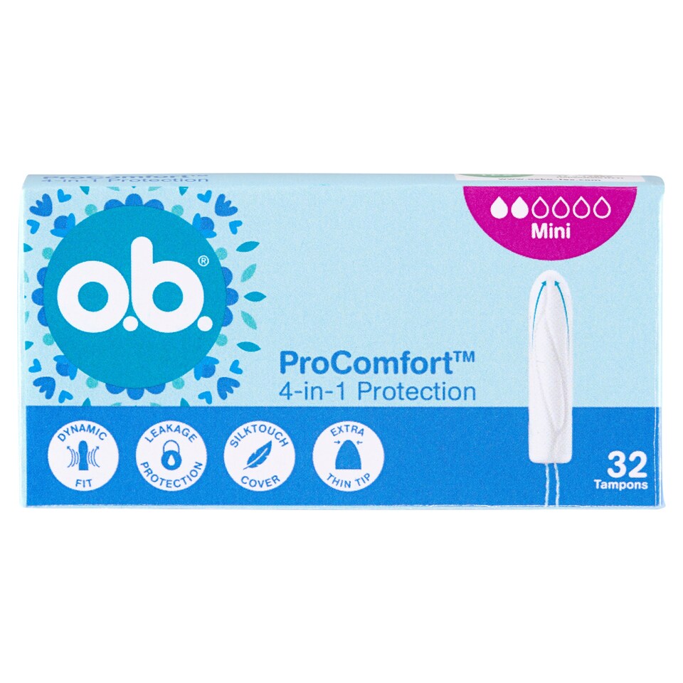 o.b. ProComfort Mini Tampons 32 pcs