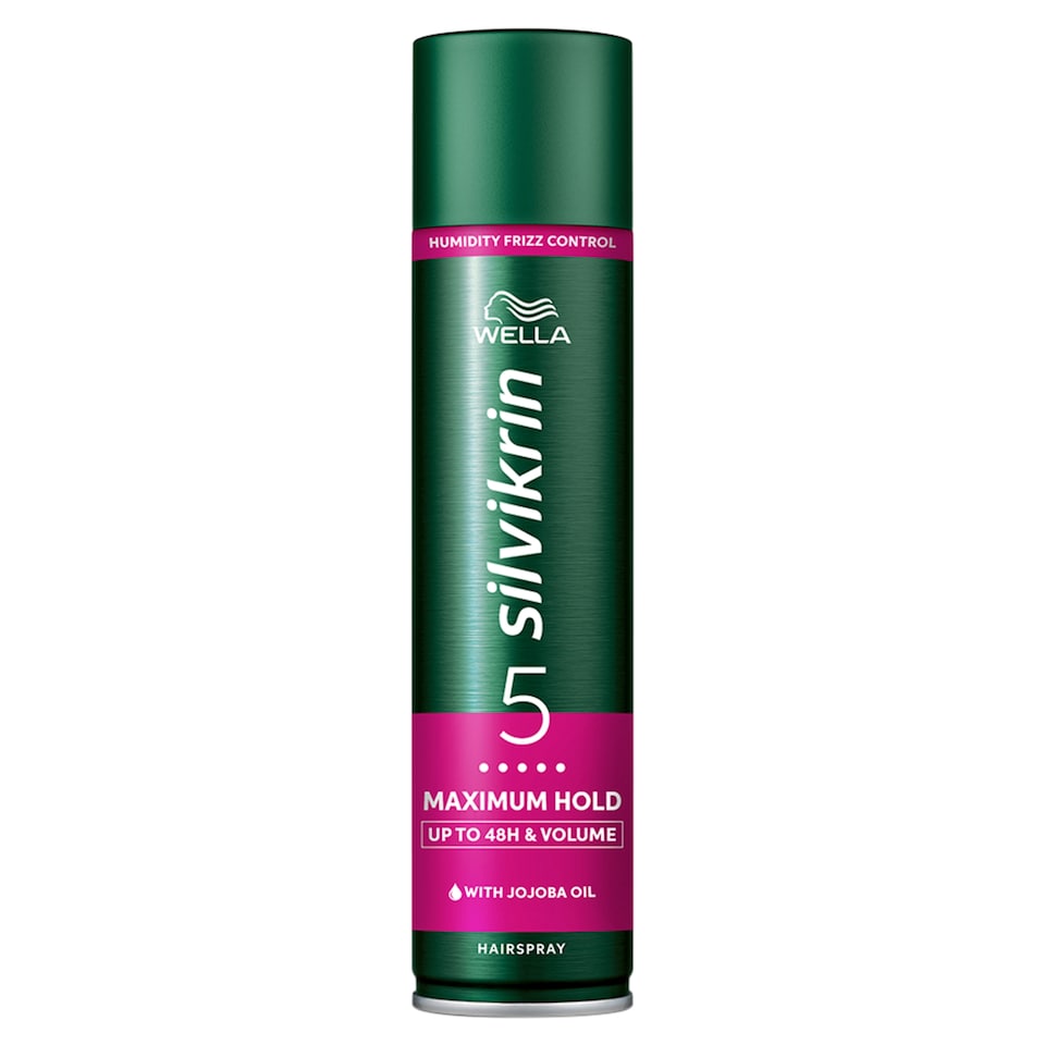 image 1 of Silvikrin Maximum Hold Hair Spray 400Ml