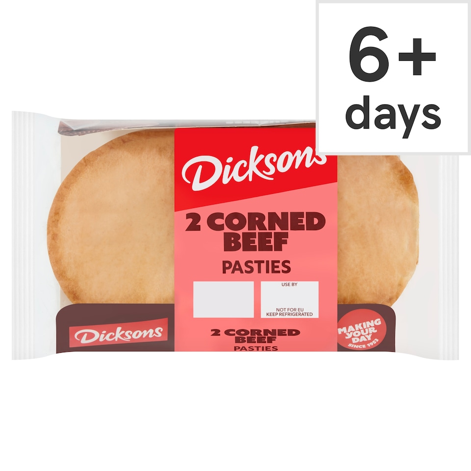 Dicksons Corned Beef Pasties 2 X 148G