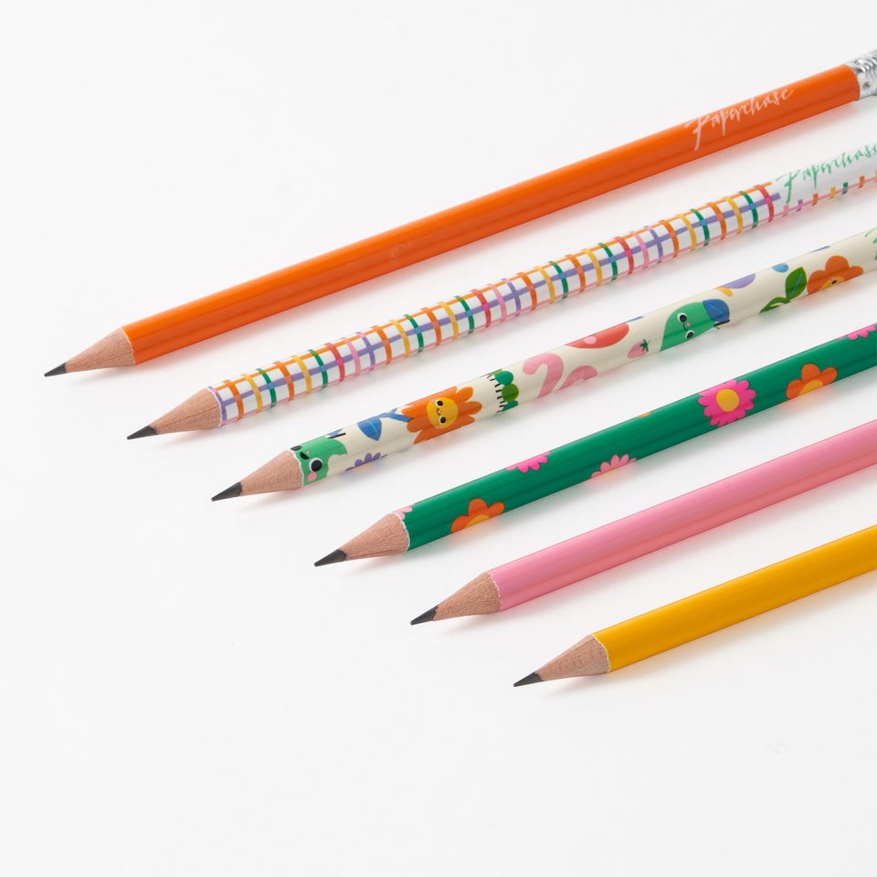 image 1 of Paperchase Grow With It 6pk HB Pencils 