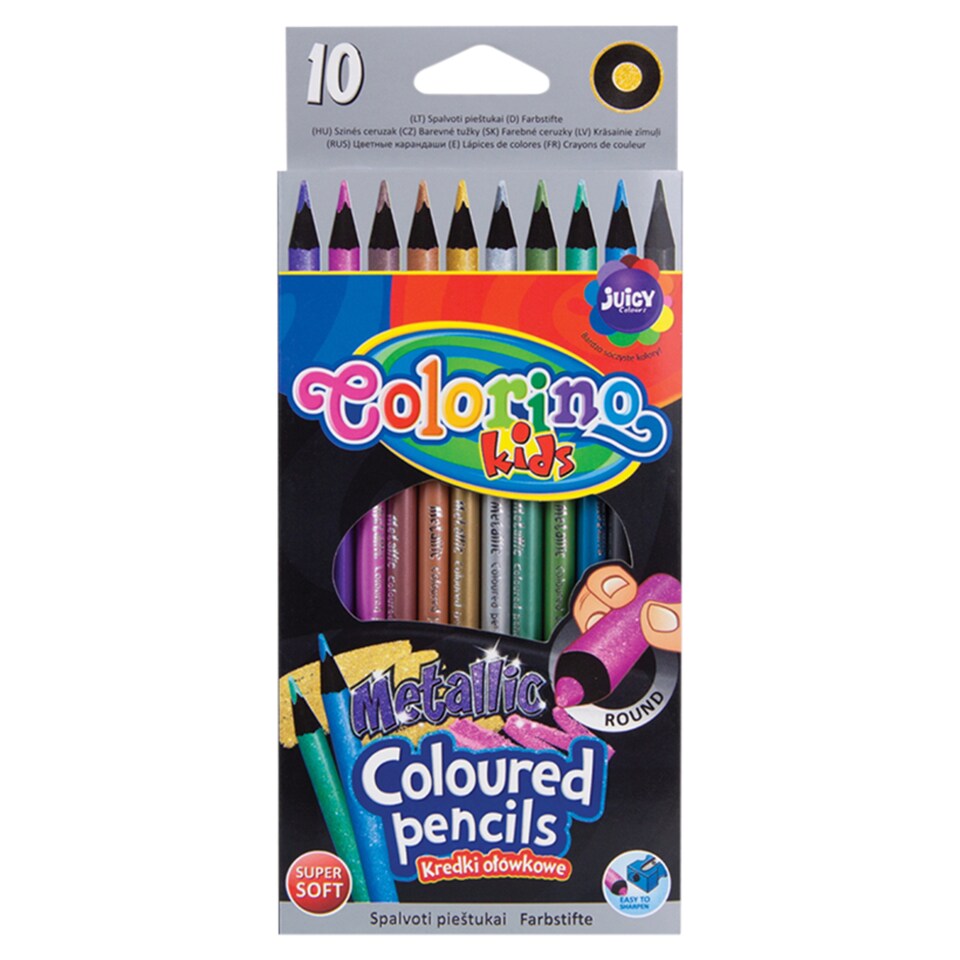 Colorino Kids Metallic színes ceruzák 10 db