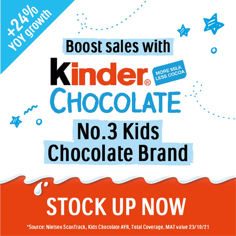 image 1 of Kinder Chocolate Bars 24 X 12.5G