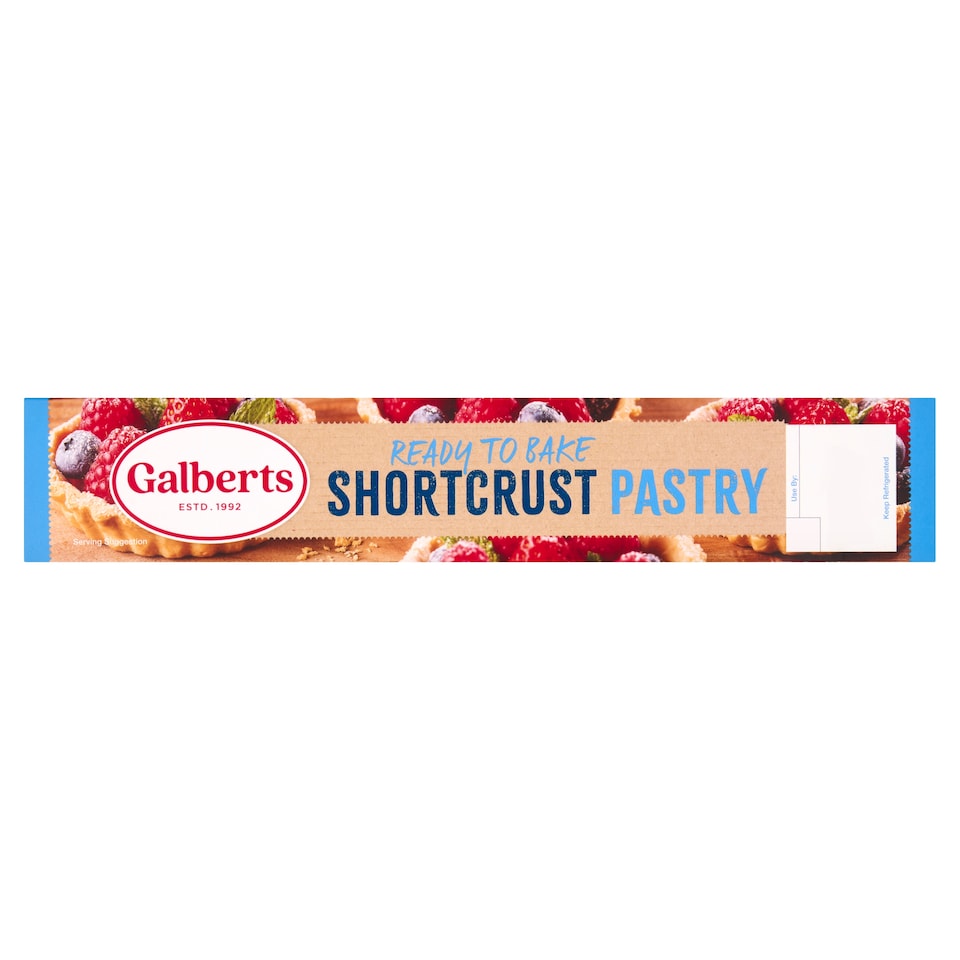 Galberts Ready Rolled Shortcrust Pastry 320G