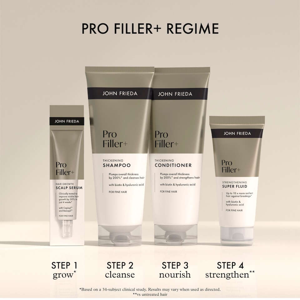 image 1 of John Frieda PROfiller+ Thickening Shampoo 250ml 