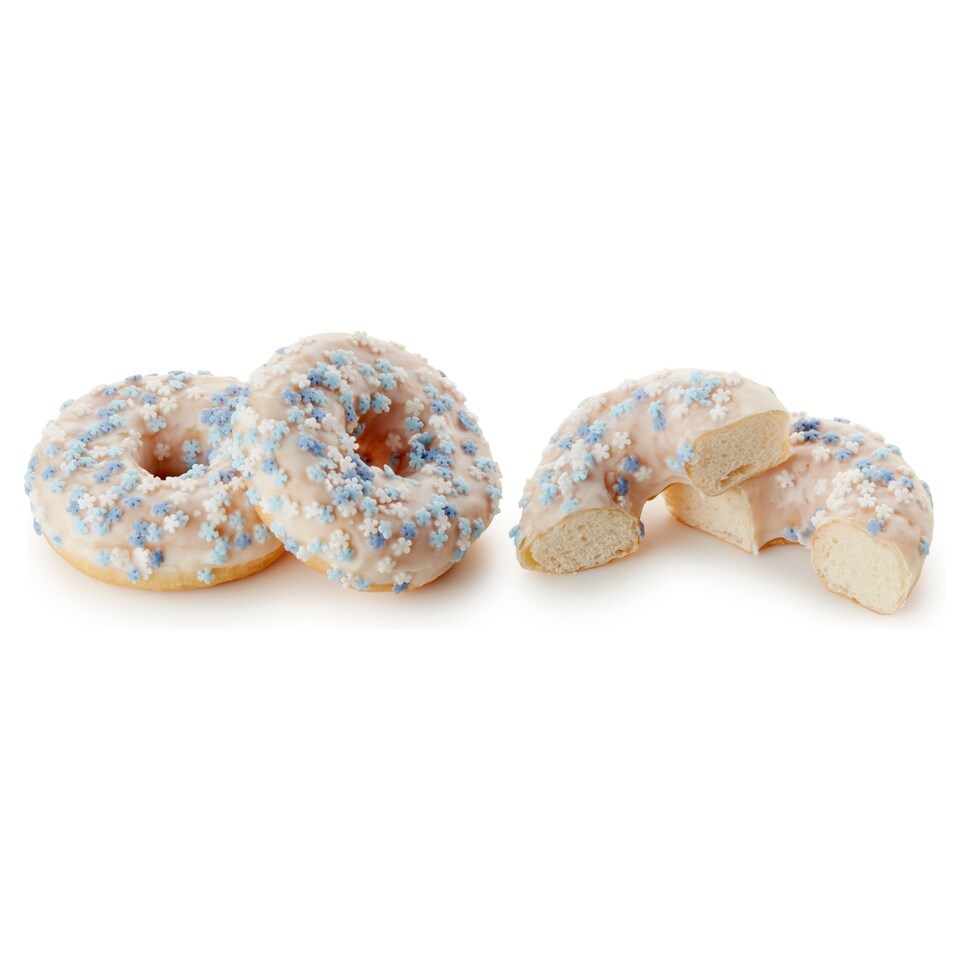 Donut biely s vločkami 56 g