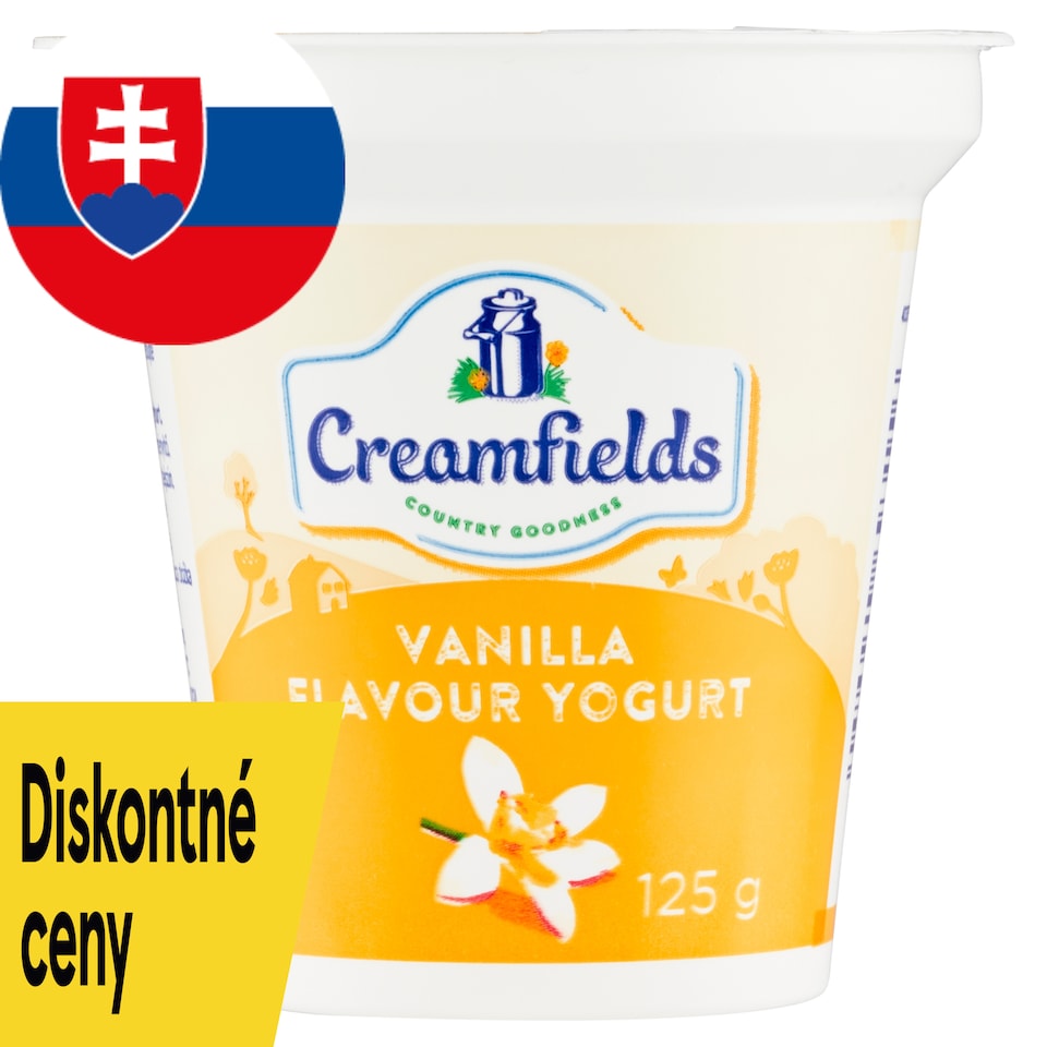 Creamfields Jogurt s vanilkovou príchuťou 125 g