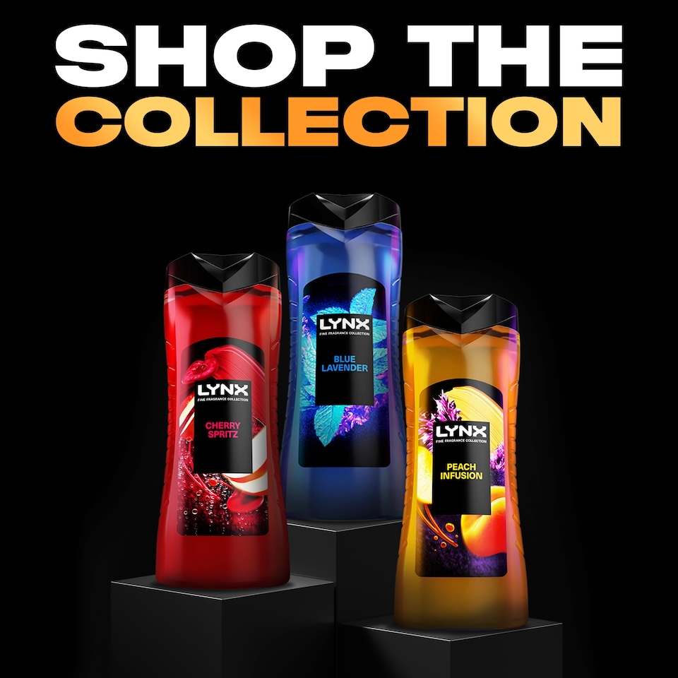 image 1 of Lynx Fine Fragrance Blue Lavender Body Wash 400ml