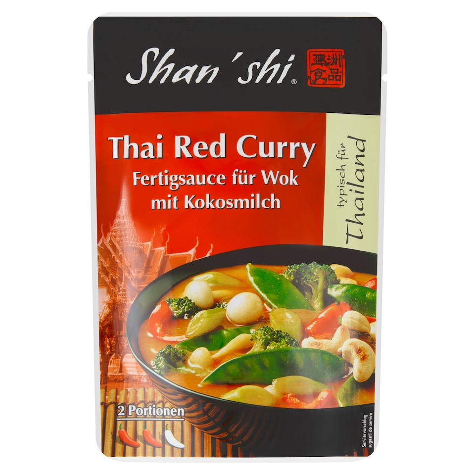 Shan'shi Thai Red Curry Slightly Spicy Sauce 120 g