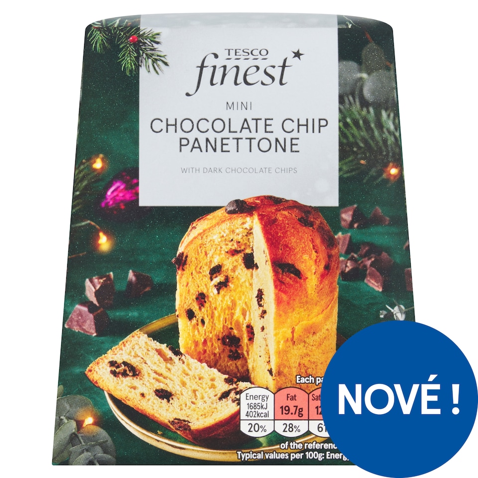 image 1 of Tesco Finest Yeast Cake with Chocolate Chips 100g