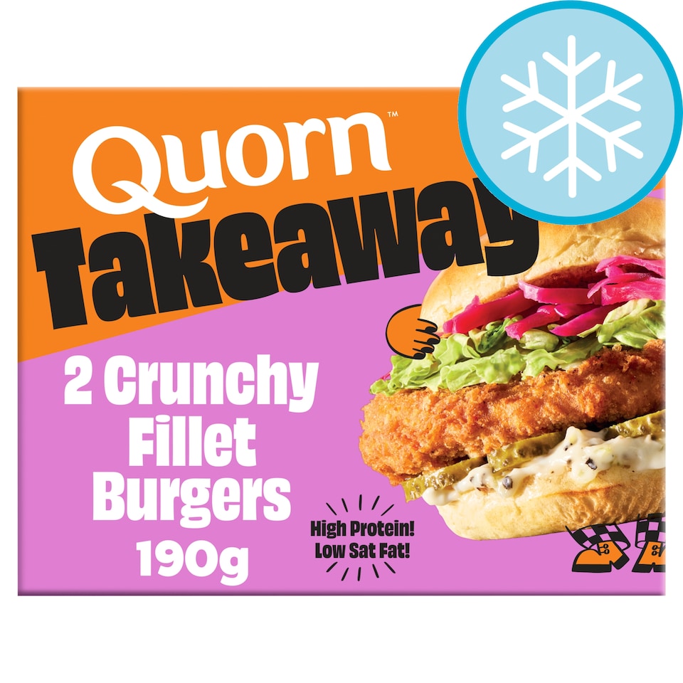 Quorn 2 Crunchy Fillet Burgers 190g