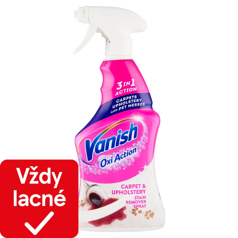obrázok 1 z Vanish Oxi Action Sprej na koberce a čalúnenie odstraňovač škvŕn 500 ml