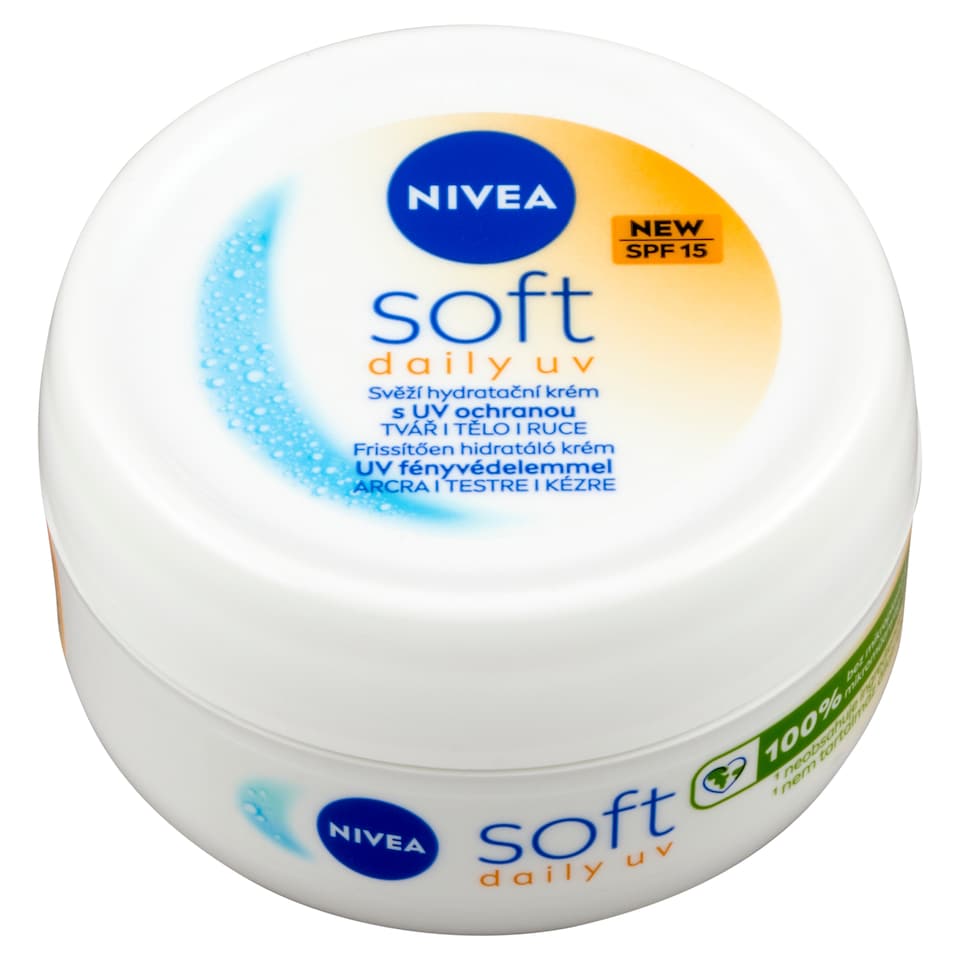 NIVEA Soft nappali krém FF15 100 ml 1. kép