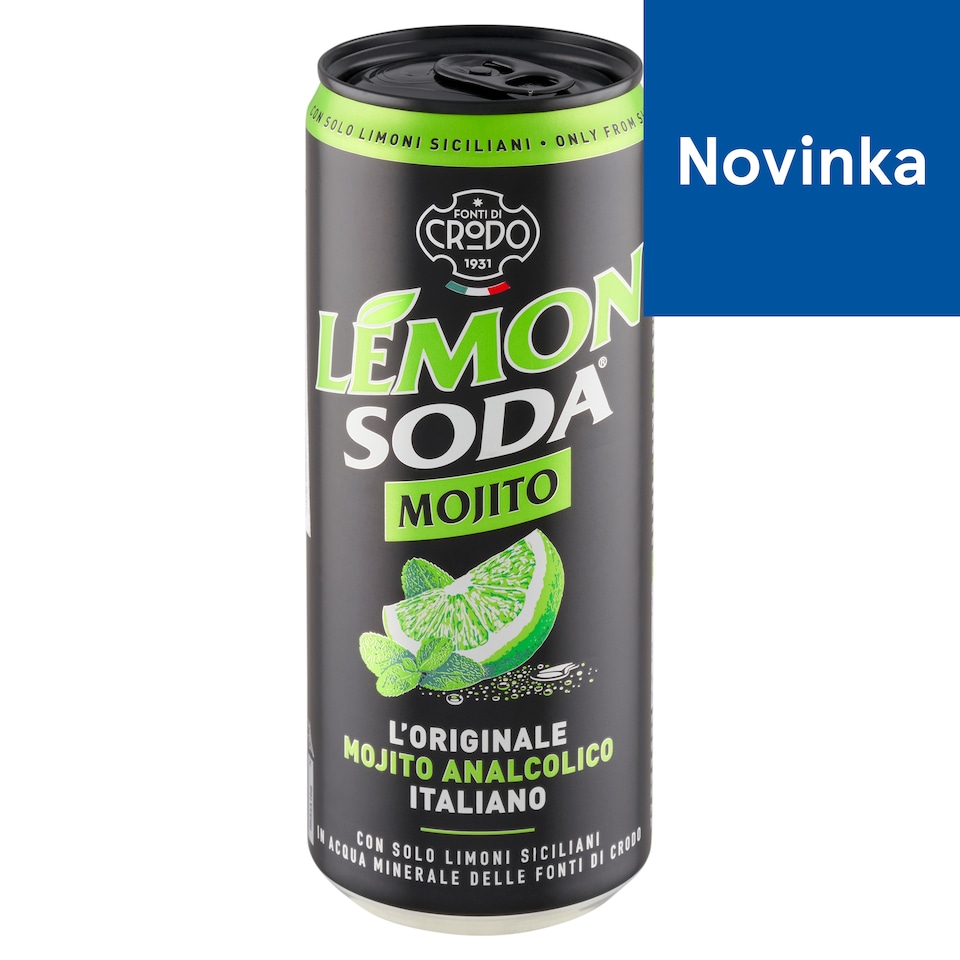 Fonti Di Crodo Lemon Soda Mojito nealko nápoj 330 ml