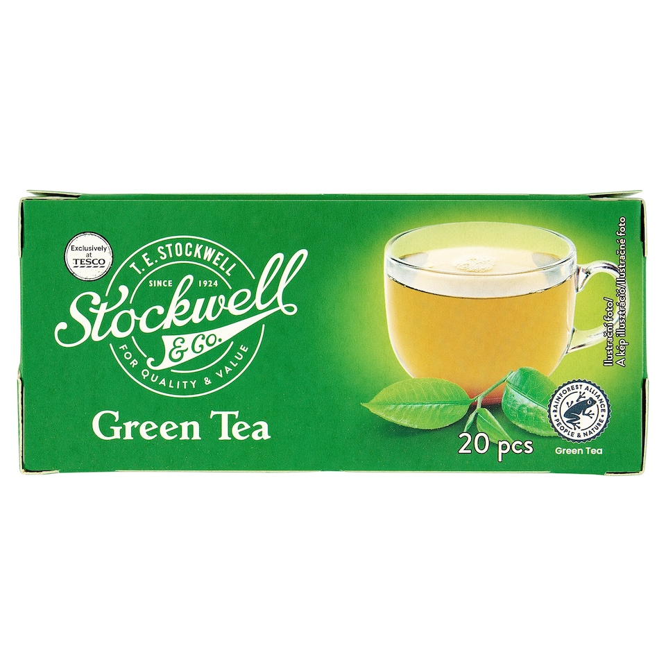 Stockwell & Co. Green Tea 20 Tea Bags 30 g