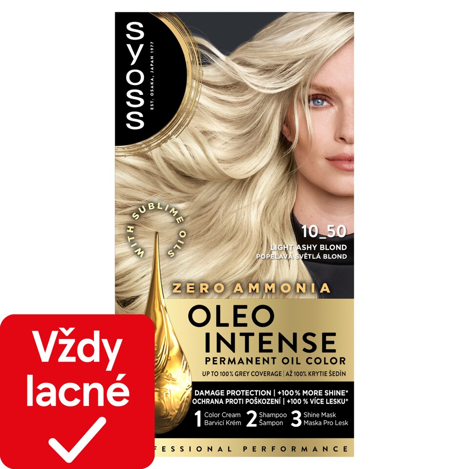 Syoss Oleo Intense 10-50 Popolavý blond 50 ml