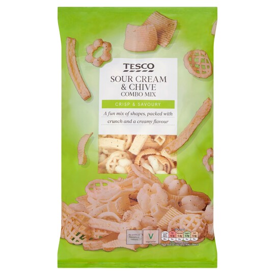 Tesco Sour Cream & Chive Combo Mix 150G Tesco Groceries