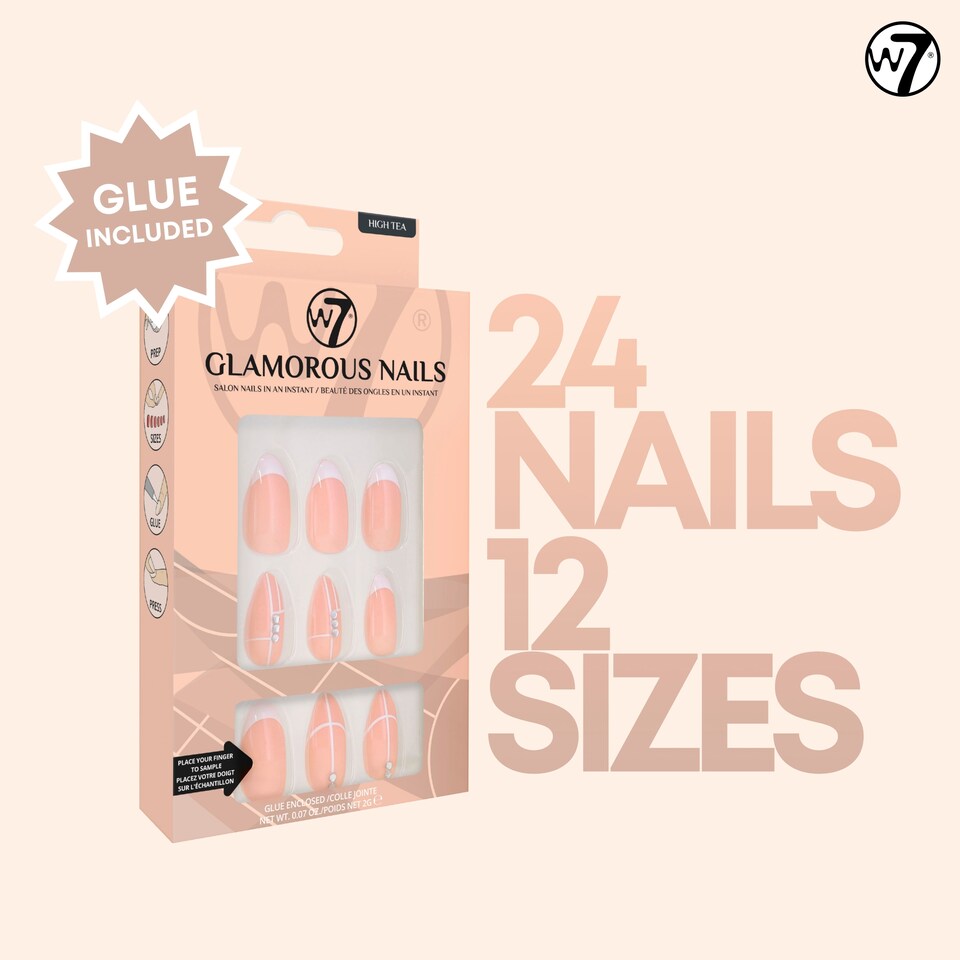 image 1 of W7 Glamorous Nails High Tea Set