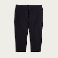 F&F Cotton Rich Straight Leg Chino Trousers  in Black