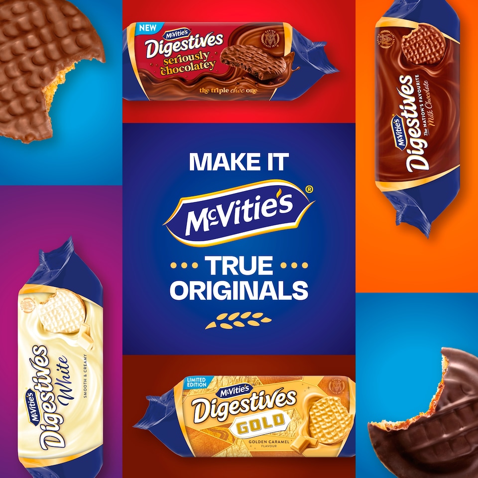 image 1 of McVitie's Digestives Gold Golden Caramel Flavour Biscuits 232g