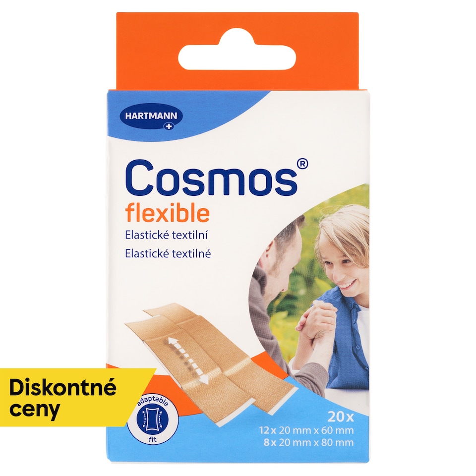 obrázok 1 z Hartmann Cosmos Flexible elastické textilné náplasti 20 ks