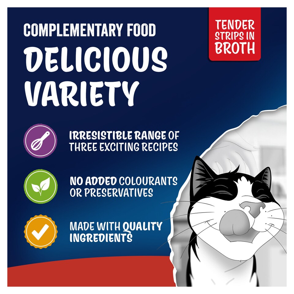 image 1 of FELIX Soup Farm Selection Chicken; Beef and Lamb Wet Cat Food 6x48g