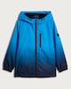 image 4 of F&F Boys Ombre Hooded Zip Up Jacket in Blue