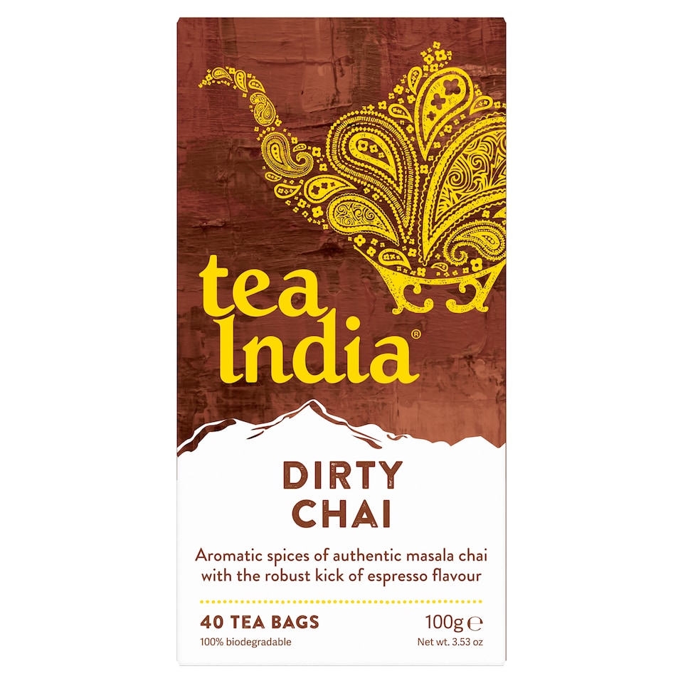Tea India Dirty Chai 40 T/bags 100g