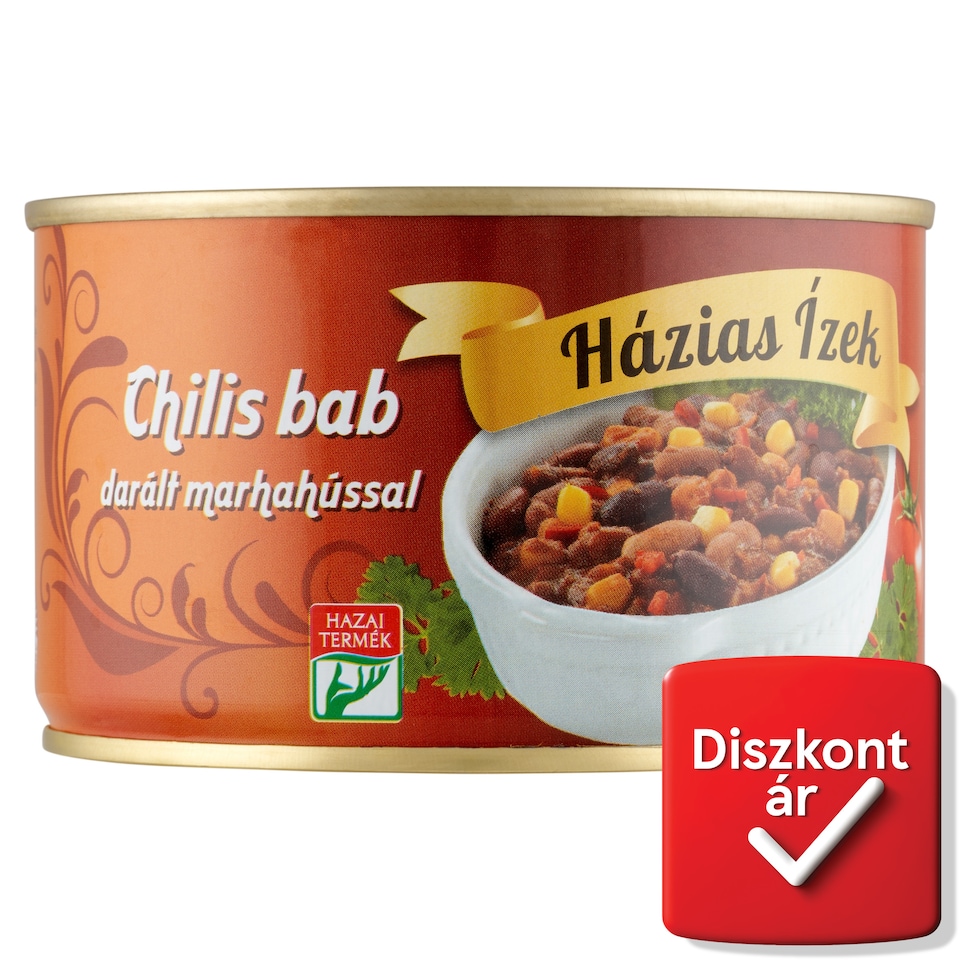 Házias Ízek chilis bab darált marhahússal 400 g  1. kép