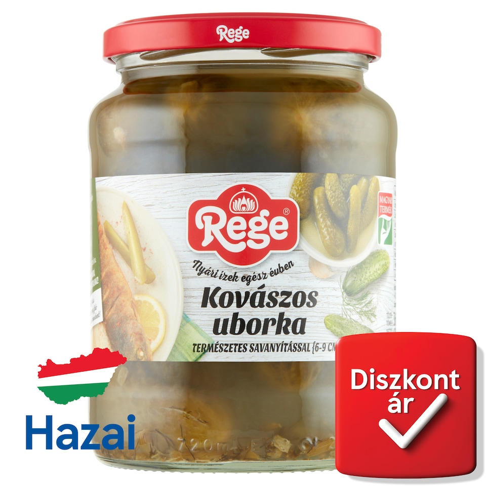 image 1 of Rege Naturally Acidified Gherkins 6-9 cm 680 g
