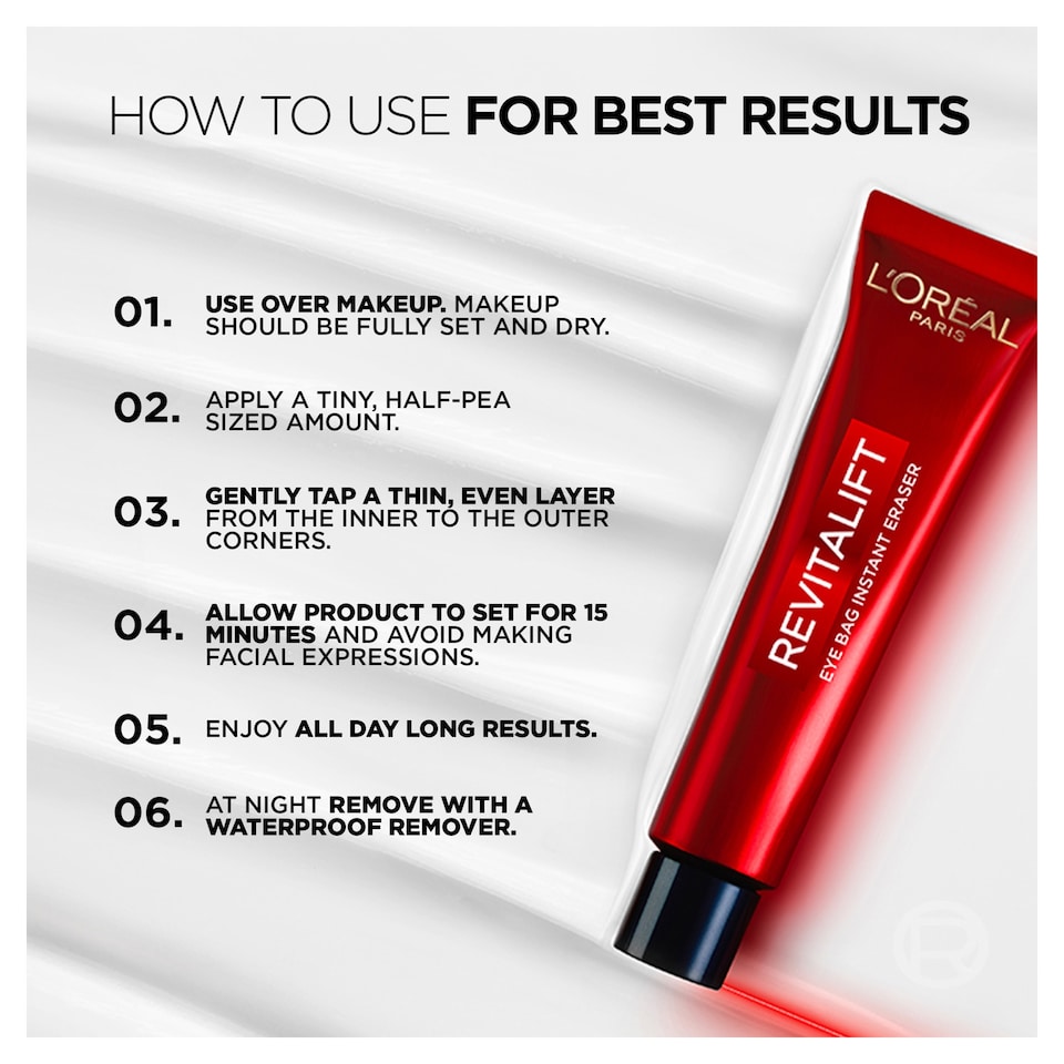 image 1 of L’OREAL PARIS REVITALIFT LASER EYE BAG INSTANT ERASER 15 ml