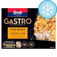 Youngs Gastro Cheese & Leek Fish Bakes 2 Pack 340G