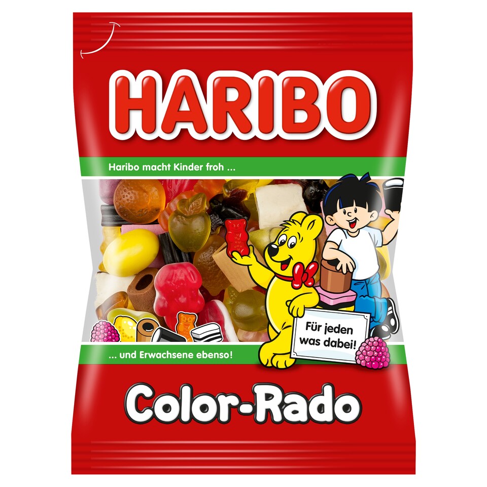 Haribo Color-Rado směs cukrovinek, některé s lékořicí 1000g