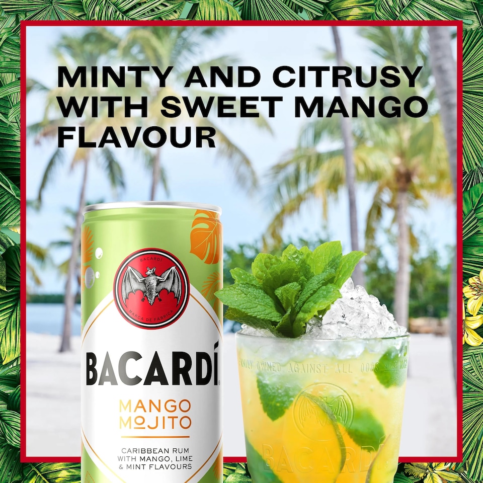image 1 of Bacardi Mango Mojito 250Ml
