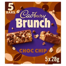 Cadbury Brunch Cereal Bars - Choc Chip 5 x 28g