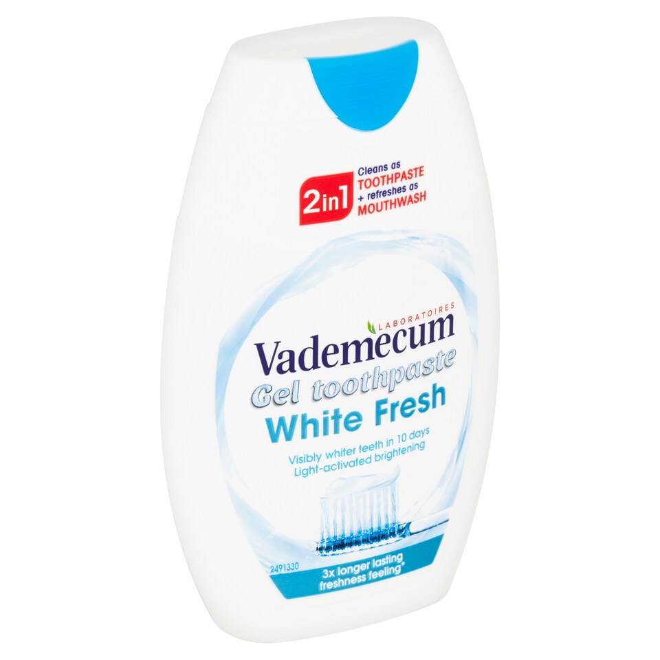 Vademecum gelová zubní pasta White Fresh 2in1 75ml