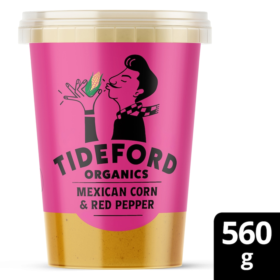 image 1 of Tideford Organics Mexican Corn & Red Pepper Soup 560g