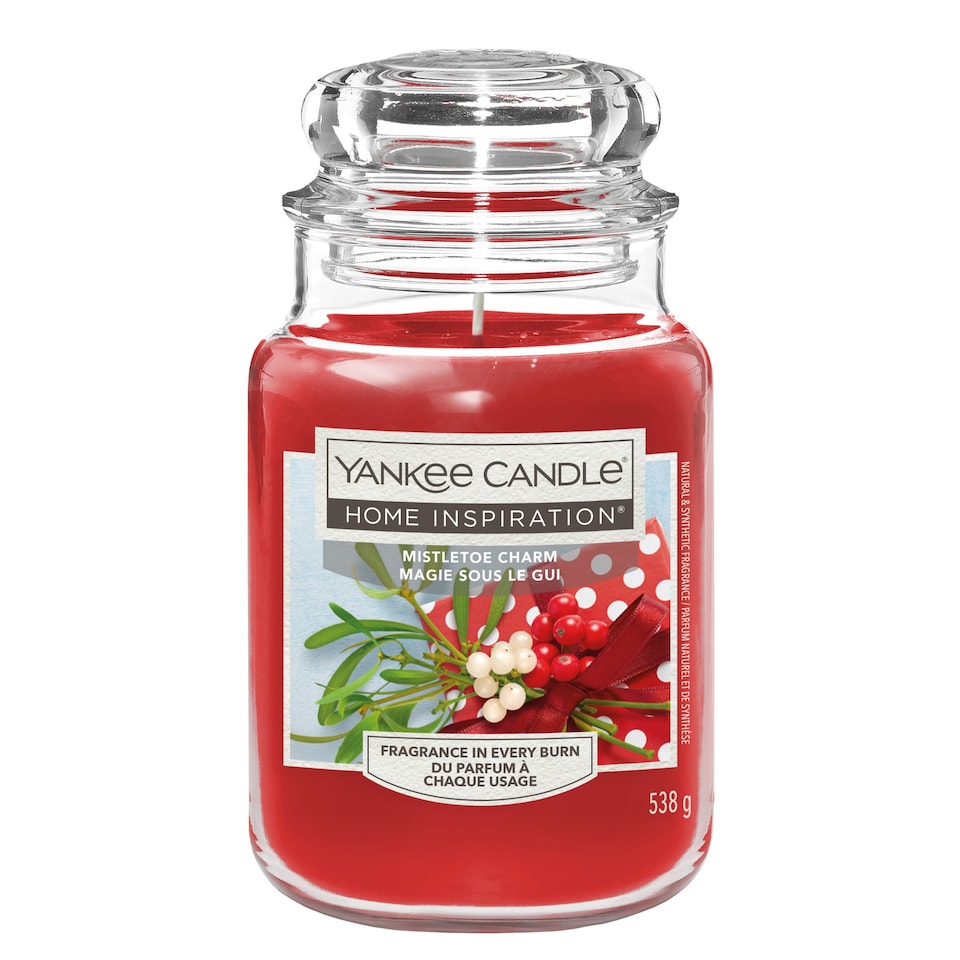 image 1 of Yankee Candle HI Mistletoe Charm Large Jar 538g 