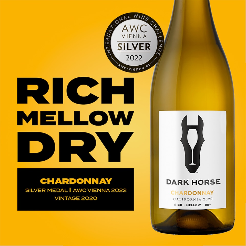 image 1 of Dark Horse Chardonnay 75Cl