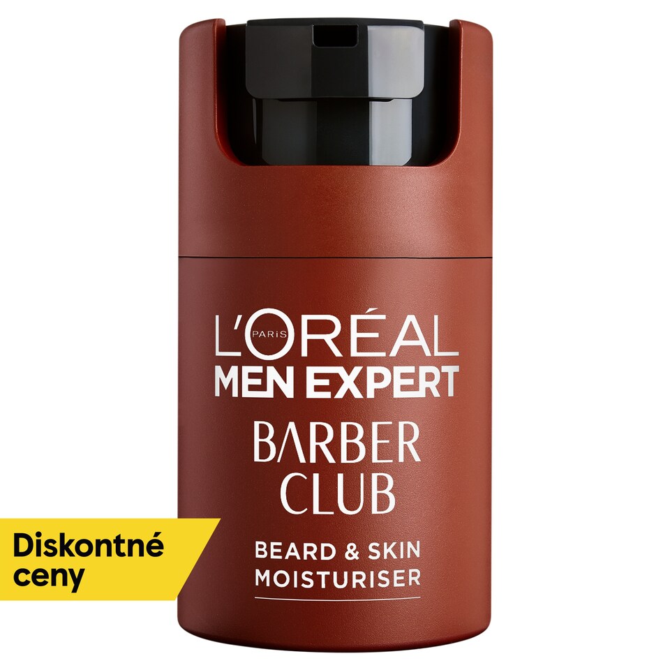 L'Oréal Paris Men Expert Barber Club hydratačný krém na fúzy, bradu a pokožku 50 ml