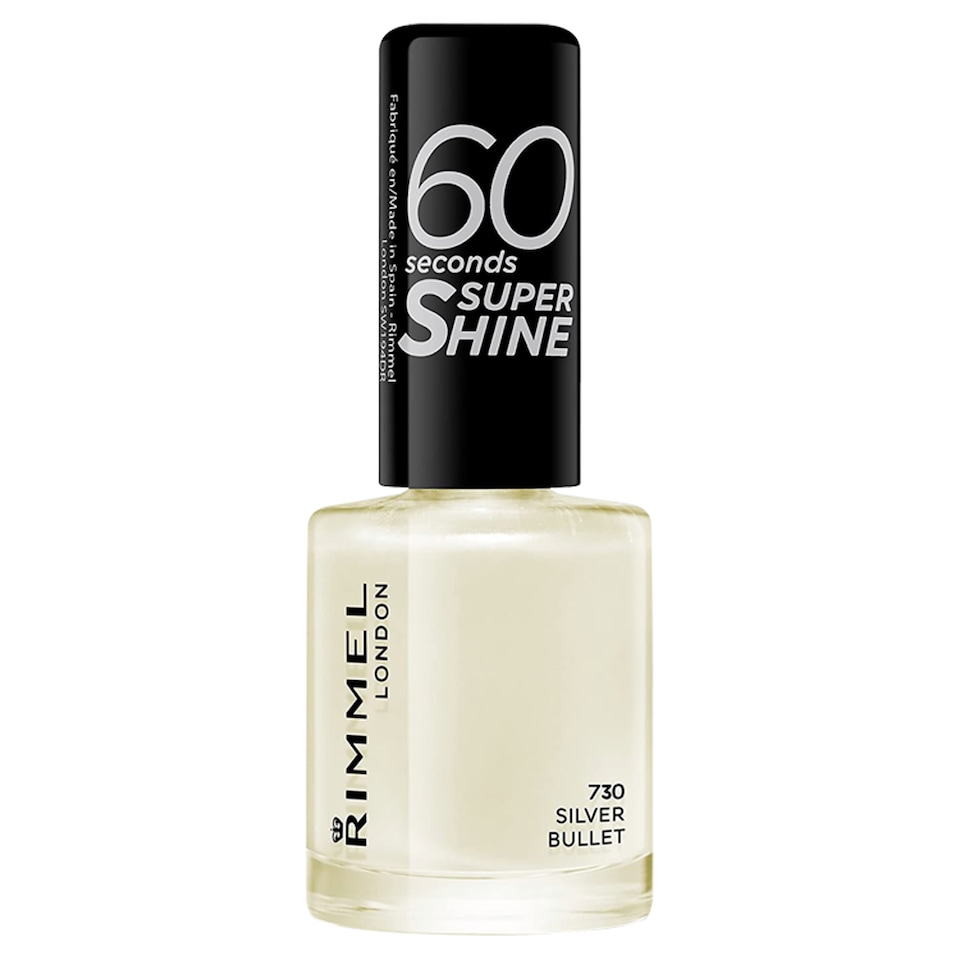 image 1 of Rimmel 60 Sec Nail Polish Silver Bullet