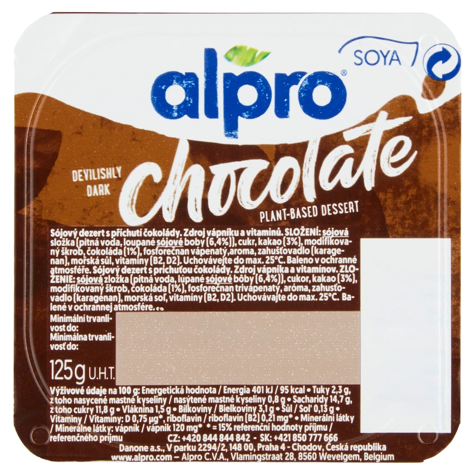 obrázok 1 z Alpro sójový dezert s príchuťou tmavej čokolády 125 g