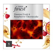 Tesco Finest Passion Fruit & Raspberry Cheesecake 540g