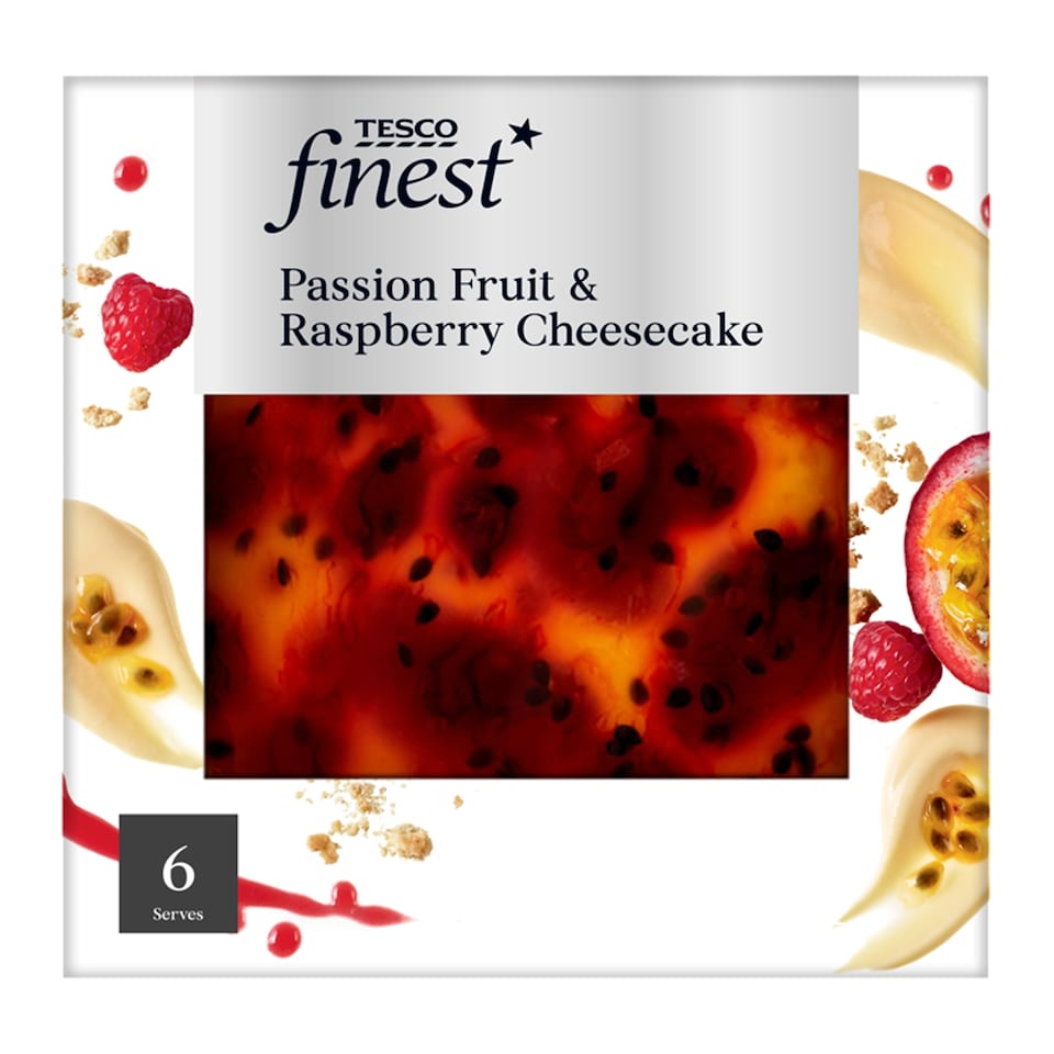 Tesco Finest Passion Fruit & Raspberry Cheesecake 540g