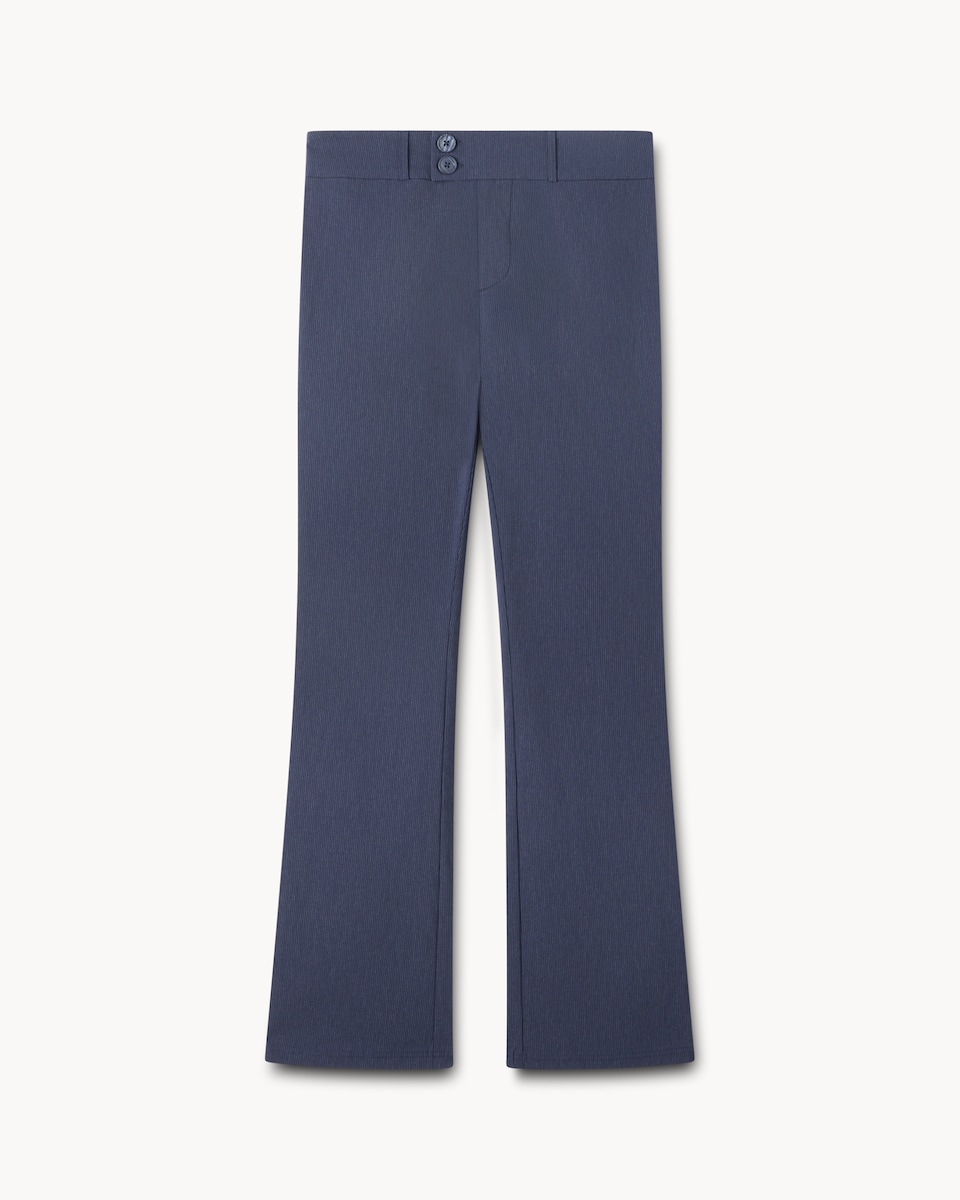 OH ME OH MY Flared Trousers in Navy