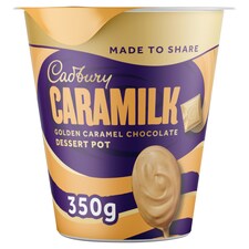 Cadbury Caramilk Golden Caramel Chocolate Dessert Pot 350g