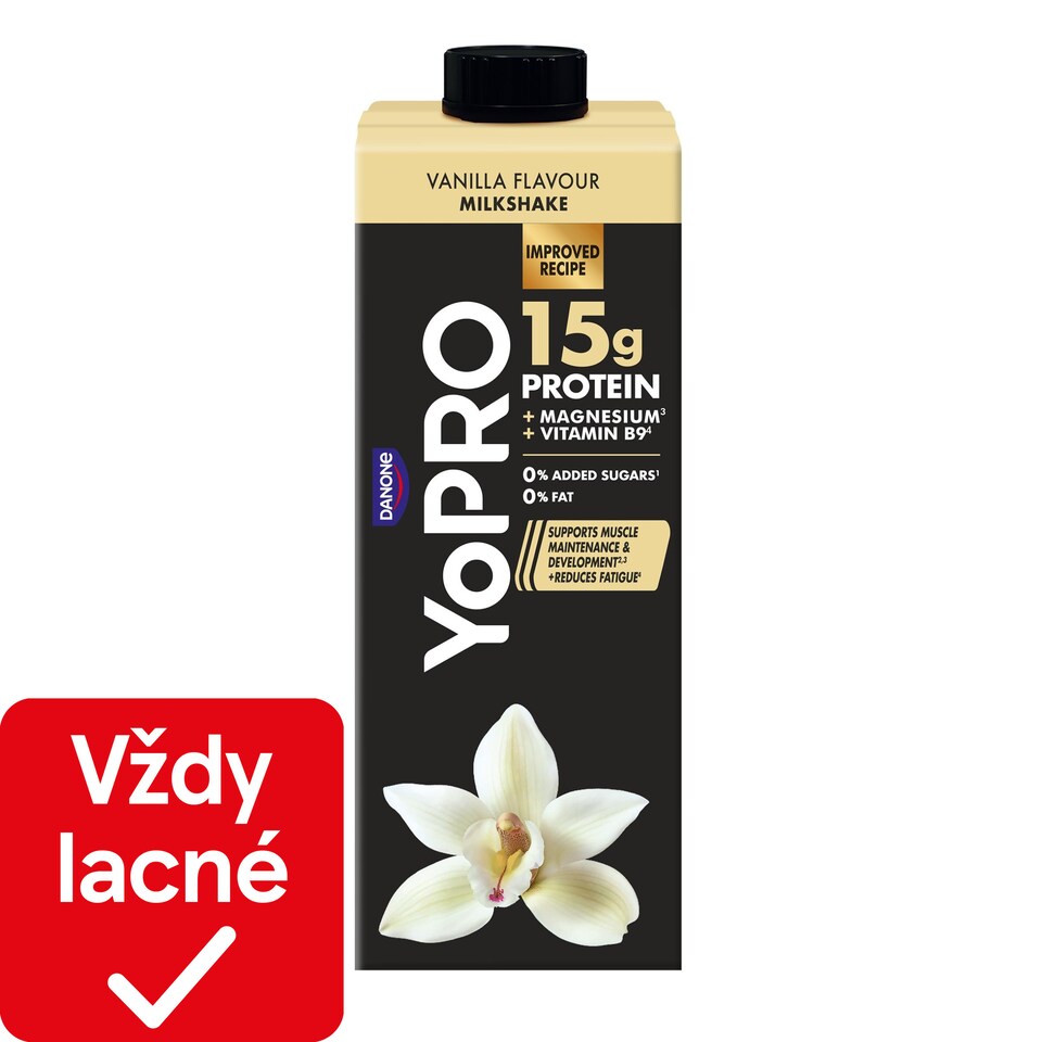 obrázok 1 z YoPRO Protein mliečny nápoj s vanilkovou príchuťou 250ml