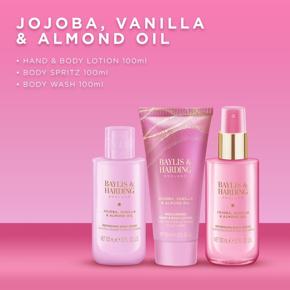 image 1 of Baylis & Harding Jojoba, Vanilla & Almond Oil Luxury Vanity Gift Set