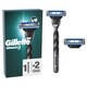 obrázok 2 z Gillette Mach3 Holiaci Strojček pre Mužov, 1 Gillette Holiaci Strojček s 3 Čepieľkami